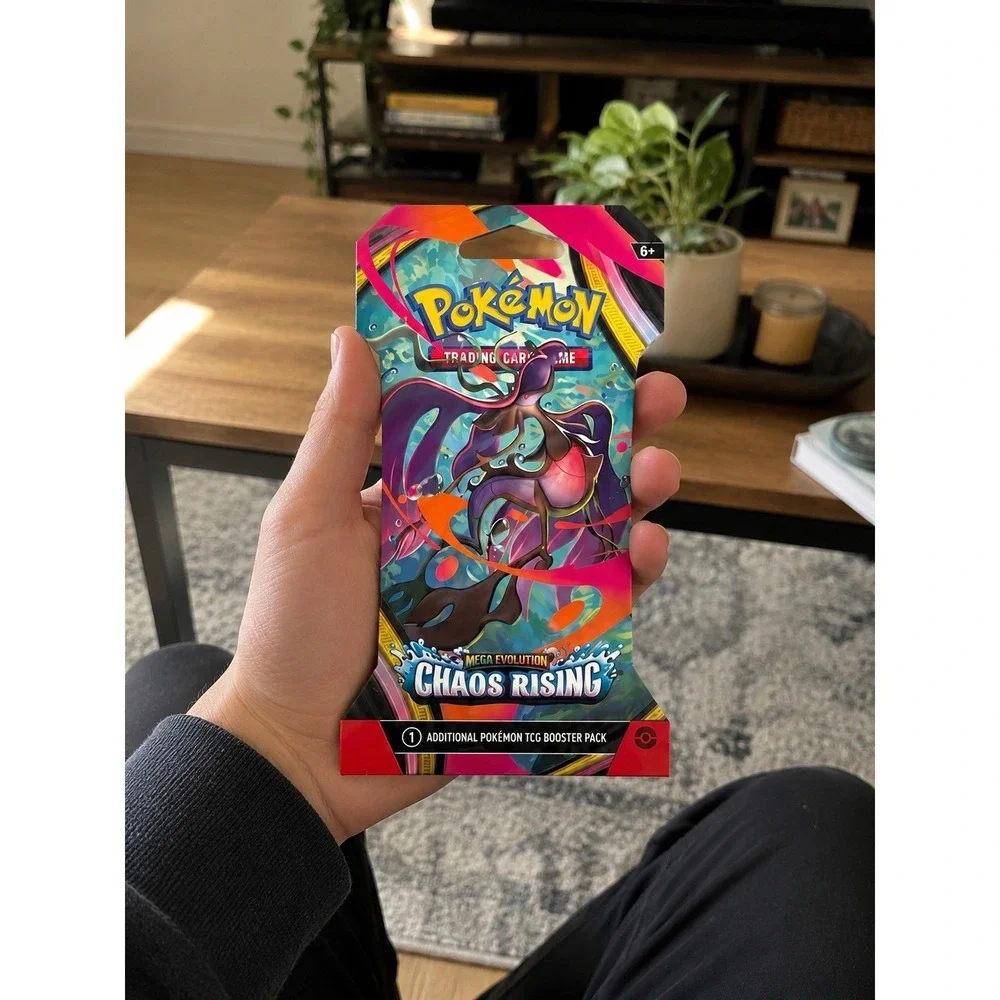 Pokemon TCG Chaos Rising Sleeved Booster Pack Lot of 6 Sealed In Hand‎ Fast Ship